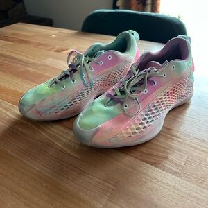 Pastel Tie-Dye Athletic Sneakers